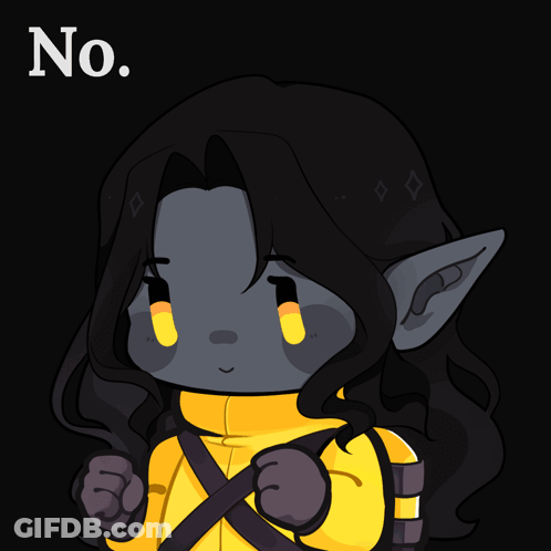 Cartoon Thumbs Up No You GIF