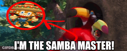 Cartoon Toucan Sombrero I'm The Samba Master GIF
