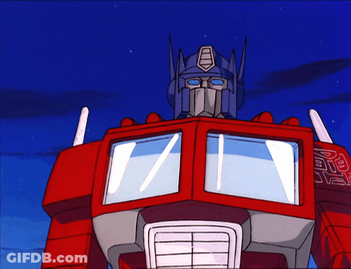 Cartoon Transformer Thumbs Up GIF