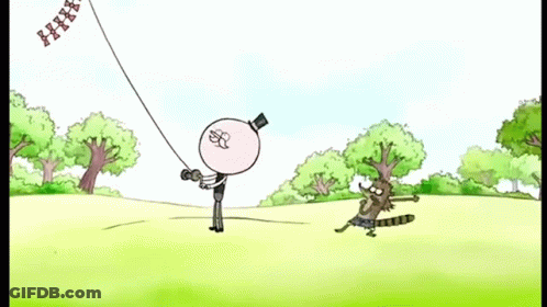 Cartoon Tree In A Park GIF