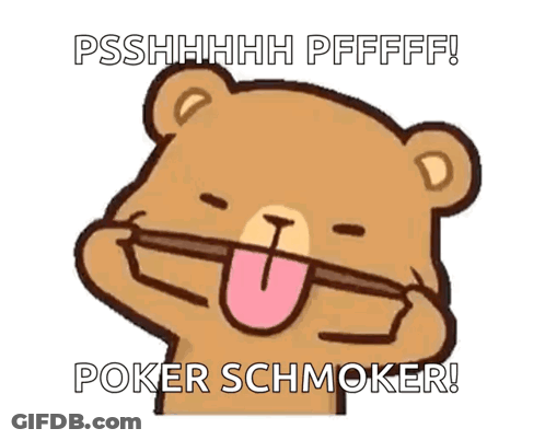 Cartoon Tree Saying Poker Schmoker GIF