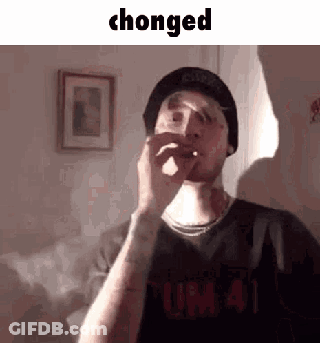 Cartoon Trophy With Face And Man GIF