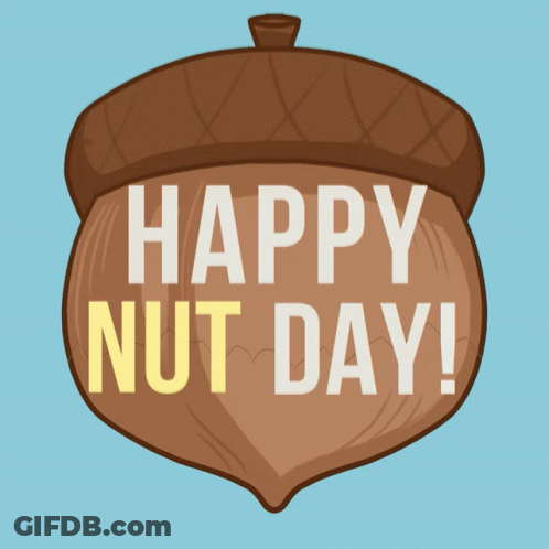 Cartoon Turkey And Peanut With Hampton Farms Logo GIF