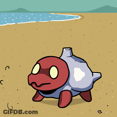 Cartoon Turtle Saying Lets GIF