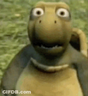 Cartoon Turtle With Big Eyes GIF