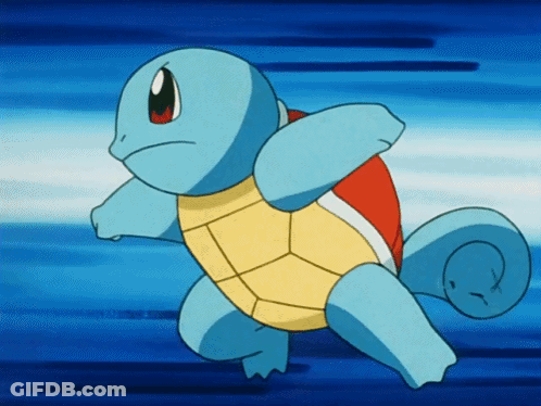 Cartoon Turtle With Red White And Blue Shell GIF