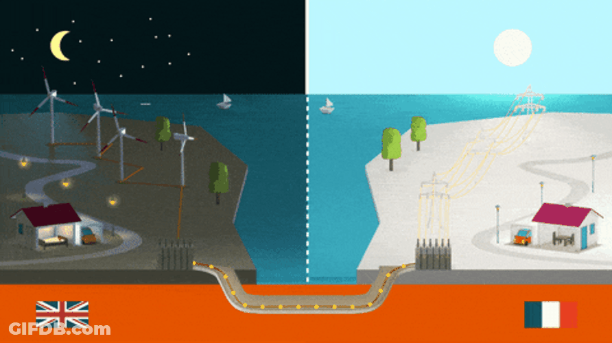 Cartoon Underground Train Tunnel GIF