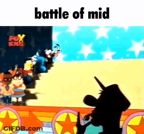Cartoon Unicorn Horn Character With Fox Kids GIF