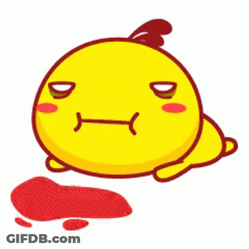 Cartoon Vomiting Blood GIF