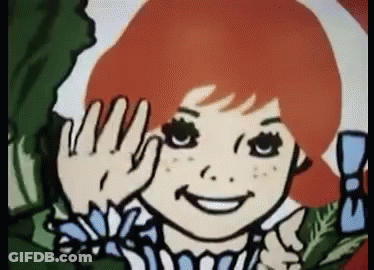 Cartoon Wendy Waving GIF
