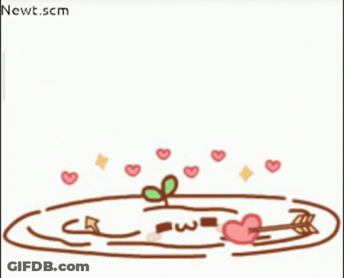 Cartoon Whale With Arrow In Mouth Saying Newt.scm GIF