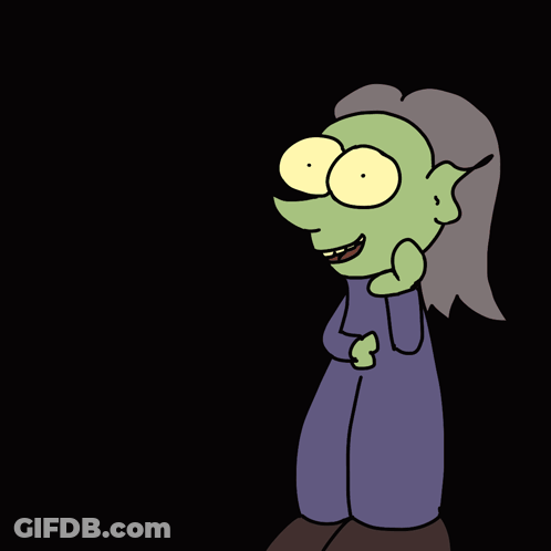 Cartoon Witch Saying I Did Not Want To Know That GIF