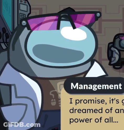 Cartoon With Glasses Says Management I Promise Its Dreamed Of An Power Of All GIF