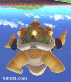 Cartoon With Green Shell Laying On Back GIF