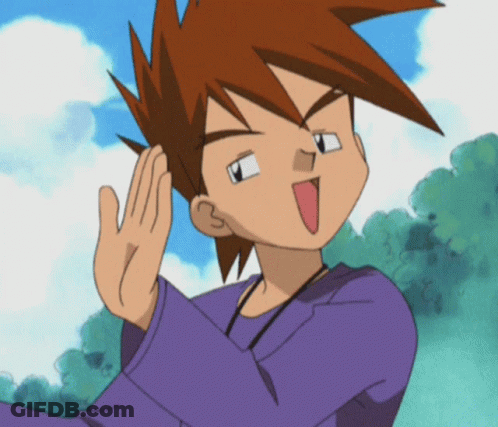 Cartoon With Red Hair And Purple Shirt Making Funny Face GIF