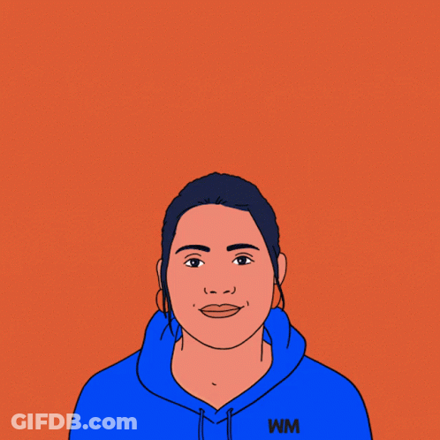 Cartoon Woman Celebrate Women's History GIF