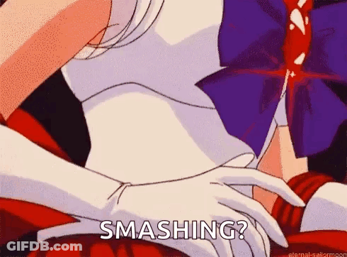 Cartoon Woman Holding Another Woman's Waist Smashing GIF
