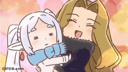 Cartoon Woman Holding Baby GIF
