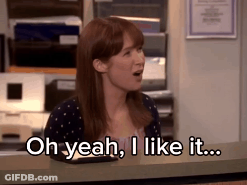 Cartoon Woman Holding Paddle Saying Oh Yeah GIF