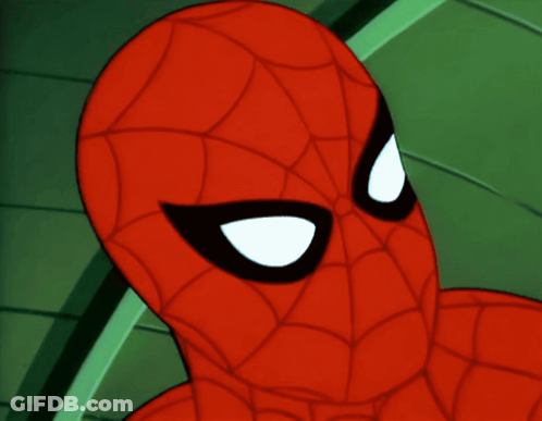 Cartoon Woman Kissing Man's Face GIF