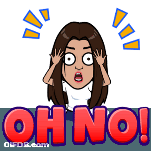 Cartoon Woman Oh No GIF