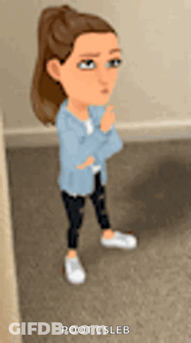 Cartoon Woman Poot Csleb GIF