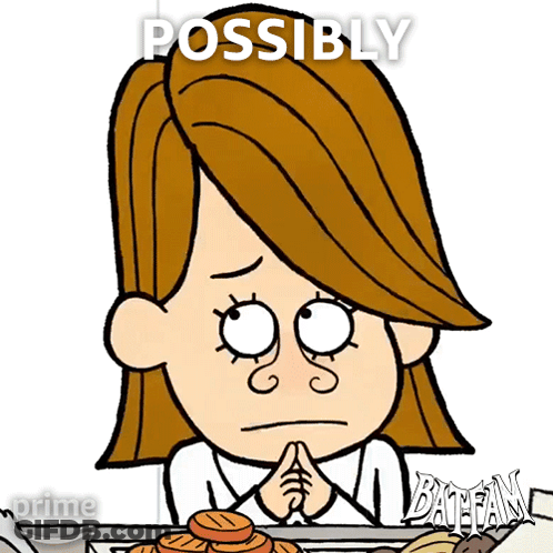 Cartoon Woman Praying Saying Possibly GIF
