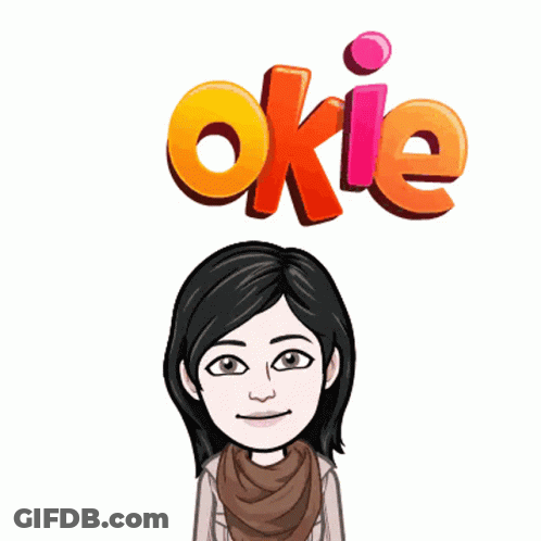Cartoon Woman Saying Dokie GIF