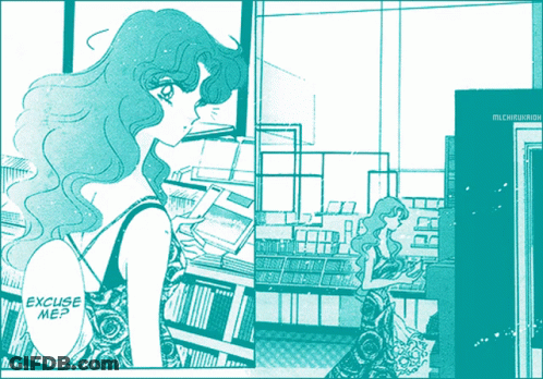 Cartoon Woman Saying Excuse Me GIF