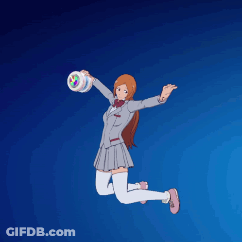 Cartoon Woman Standing In Front Of Square Wall GIF