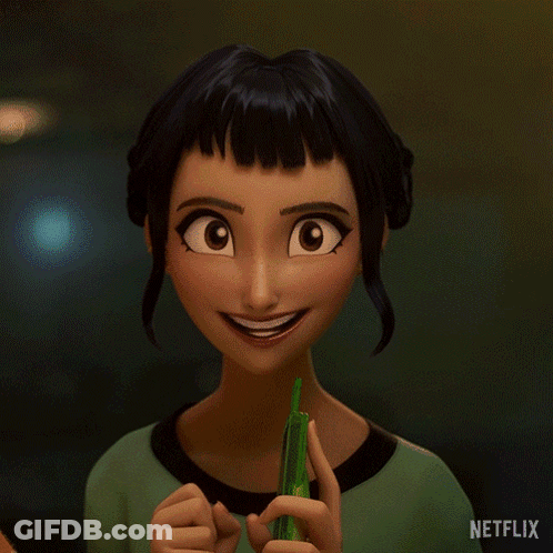 Cartoon Woman Talking On Cell Phone Saying It's Totally Legit GIF