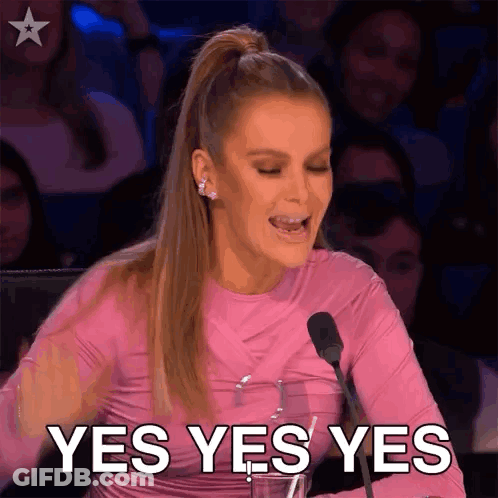 Cartoon Woman With Brown Hair And Bow Tie GIF