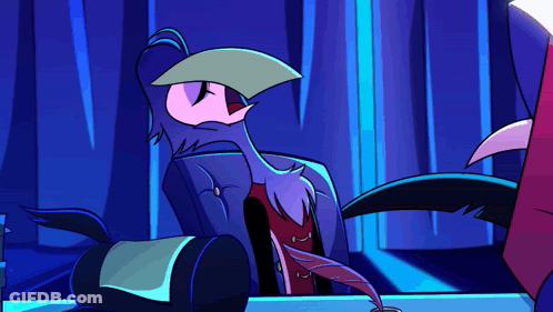 Cartoon Woman With FBI Badge GIF