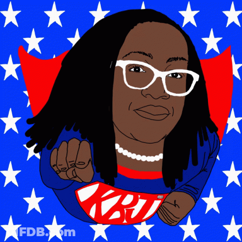 Cartoon Woman With Glasses And Necklace GIF