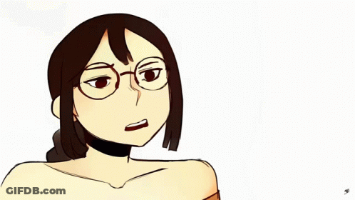 Cartoon Woman With Glasses Ewwwwww GIF