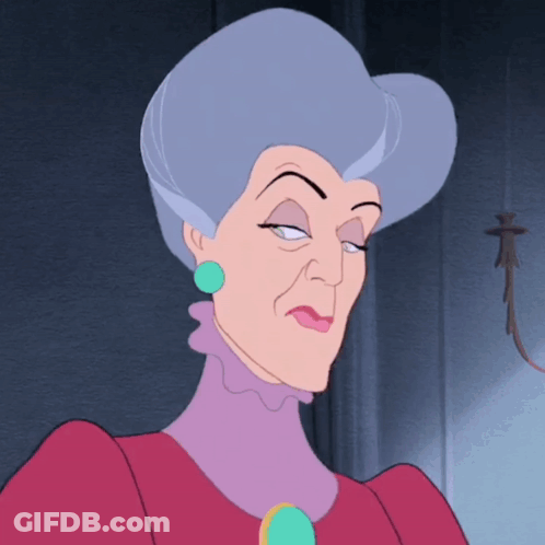 Cartoon Woman With Grey Hair GIF