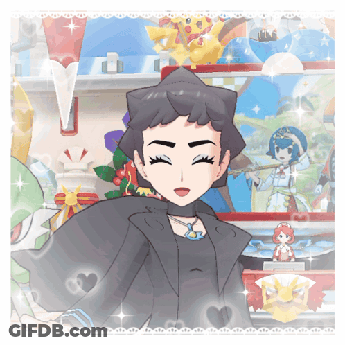 Cartoon Woman With Necklace Saying X GIF