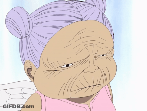 Cartoon Woman With Purple Hair And Pink Shirt GIF
