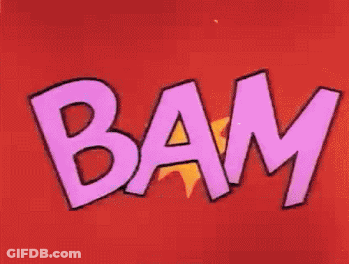 Cartoon Word Zang GIF