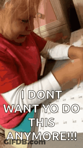 Cartoon Writing In Notebook Yellow Sign Top Bottom Text GIF