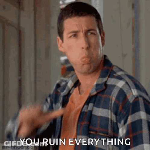 Cartoon Zombie In Brown Jacket And Tie GIF