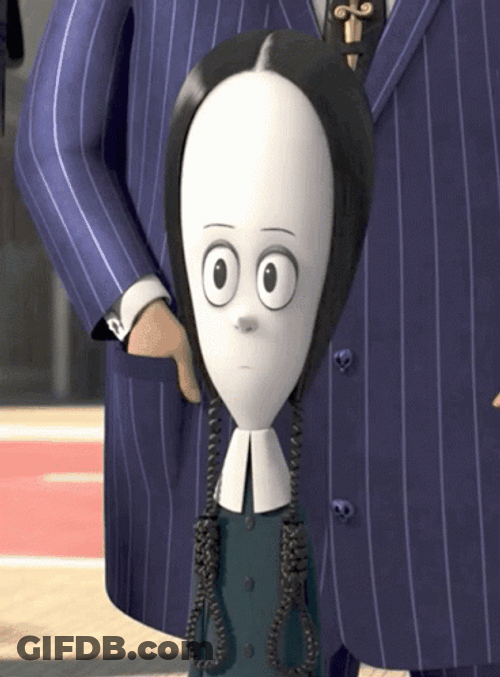 Cartoons Wednesday Addams Is Sad GIF