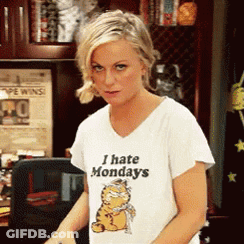 Case Of The Mondays Amy Poehler Drunk GIF