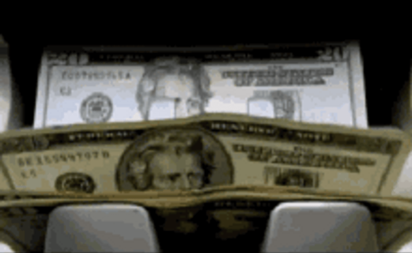 Cash Counting Machine Money Money Money GIF