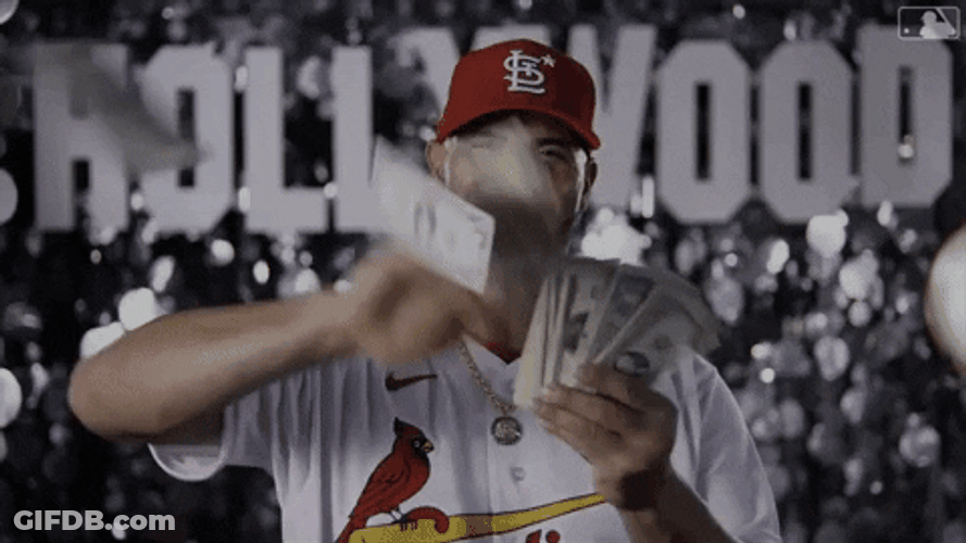 Cash Money Major League Baseball Sport GIF