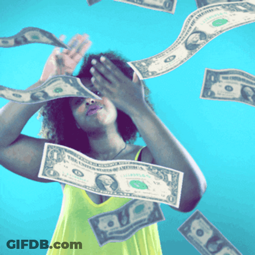 Cash Money Pay Me Make It Rain GIF