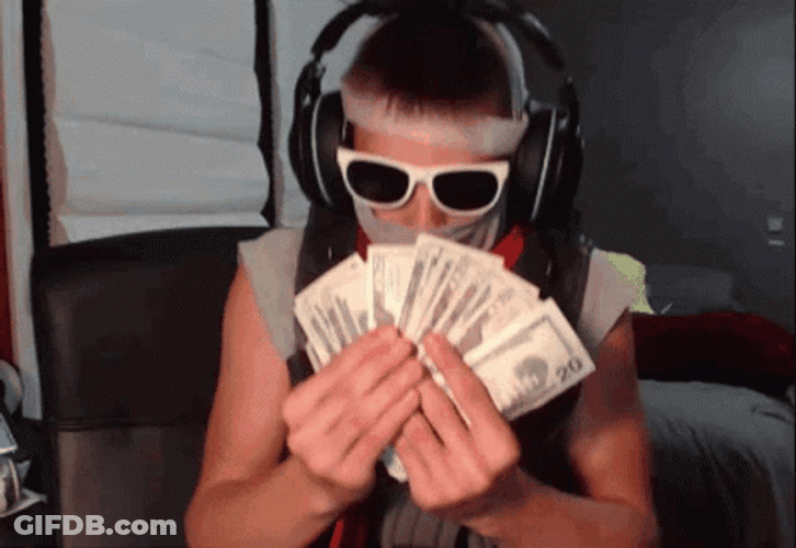 Cash Money Rain Player GIF