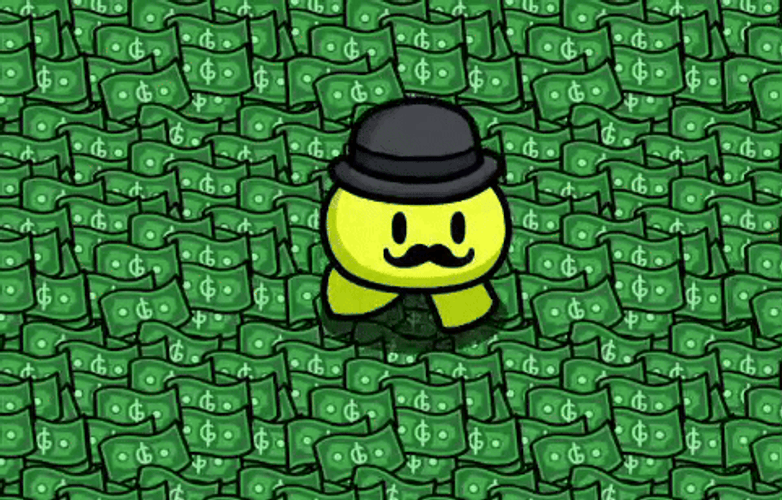Cash Tycoon Gimkit Raining Money GIF