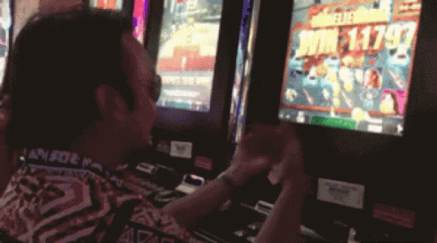 Casino Slot Machine Big Money Goals GIF