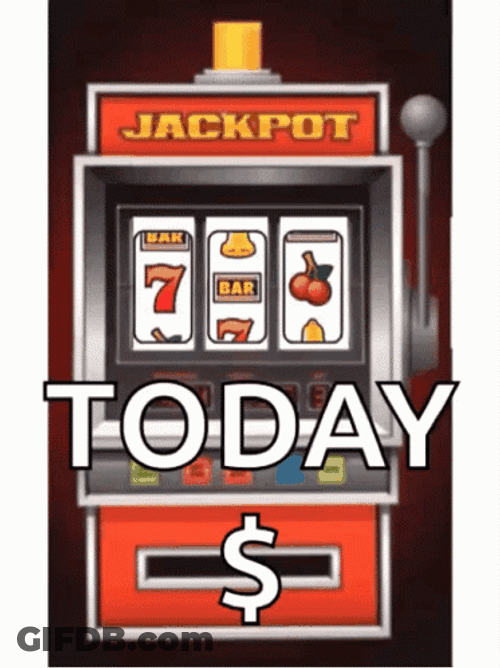 Casino Slot Machine Jackpot Today GIF